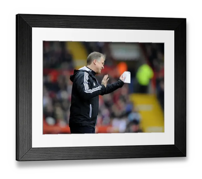 Framed Print : Sean O'Driscoll Leads Bristol City in Npower Championship Clash against Middlesbrough, March 2013 Framed Print : Sean O'Driscoll Leads Bristol City in Npower Championship Clash against Middlesbrough, March 2013