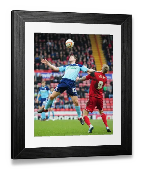 Framed Print : Bristol City vs Middlesbrough: Jon Stead Foul by Richard Smallwood