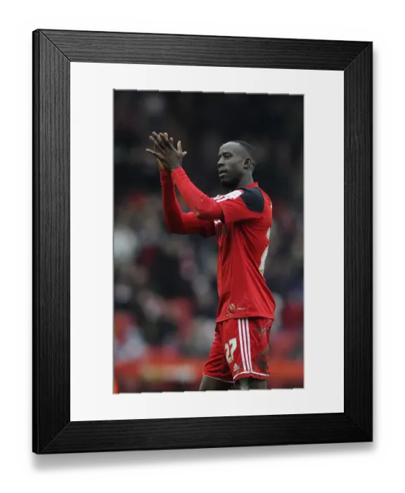 Framed Print : Adomah's Goal Celebration: Bristol City vs. Middlesbrough, 09-03-2013