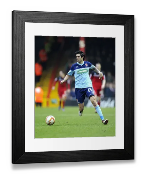 Framed Print : Rhys Williams in Action: Bristol City vs Middlesbrough, 2013 - Npower Championship Football Match Framed Print : Rhys Williams in Action: Bristol City vs Middlesbrough, 2013 - Npower Championship Football Match