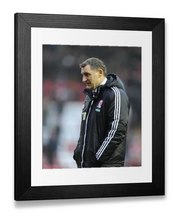Framed Print : Tony Mowbray's Disappointment: Middlesbrough Manager's Dejected Reaction to Bristol City's Victory (Npower Championship, 09-03-2013) Framed Print : Tony Mowbray's Disappointment: Middlesbrough Manager's Dejected Reaction to Bristol City's Victory (Npower Championship, 09-03-2013)