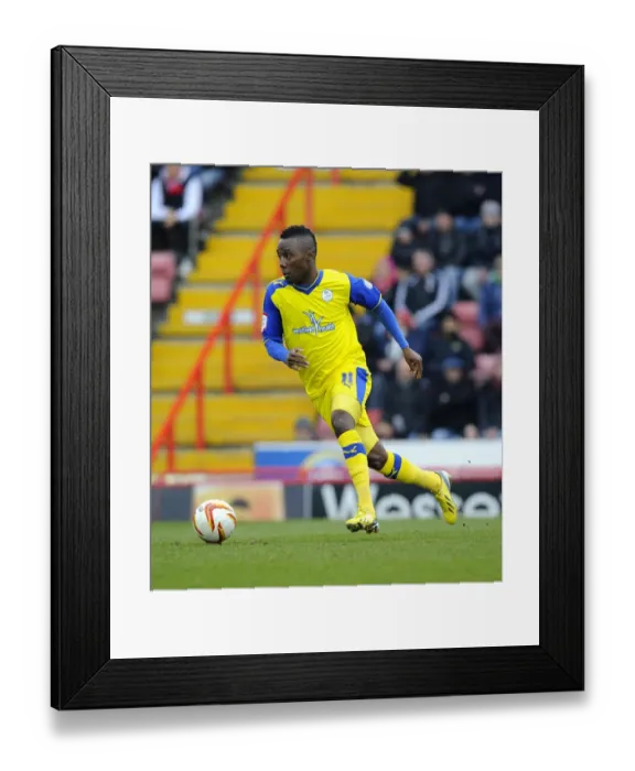 Framed Print : Jermaine Johnson in Action: Bristol City vs Sheffield Wednesday (Npower Championship) Framed Print : Jermaine Johnson in Action: Bristol City vs Sheffield Wednesday (Npower Championship)