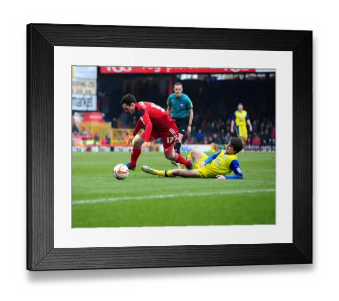 Framed Print : Bristol City's Greg Cunningham Fouled by Kieran Lee in 2013 Championship Clash Framed Print : Bristol City's Greg Cunningham Fouled by Kieran Lee in 2013 Championship Clash