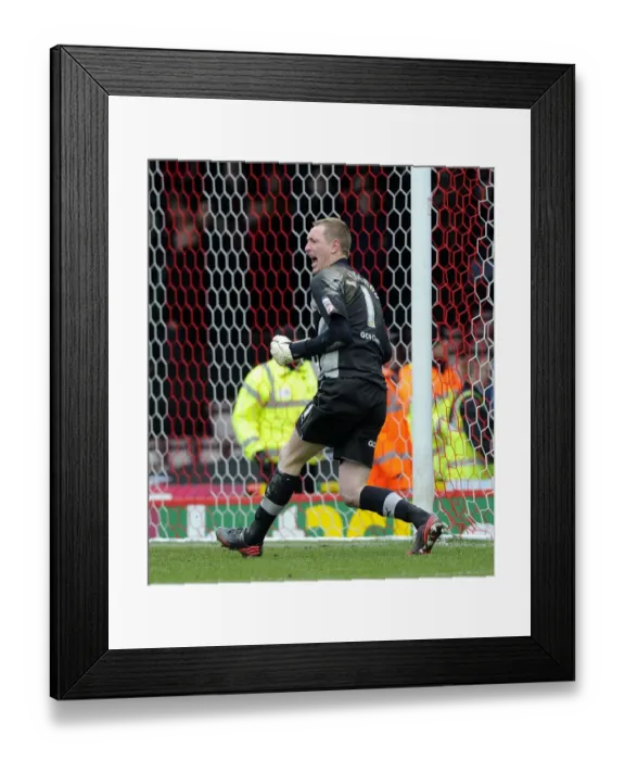 Framed Print : Chris Kirkland's Goal Celebration: Bristol City vs. Sheffield Wednesday, April 1, 2013 Framed Print : Chris Kirkland's Goal Celebration: Bristol City vs. Sheffield Wednesday, April 1, 2013