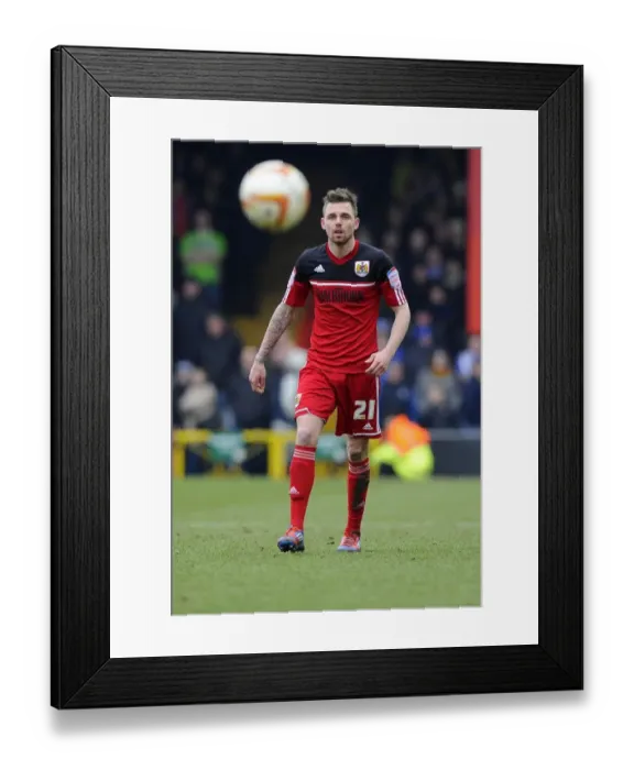 Framed Print : Paul Anderson in Action: Bristol City vs Sheffield Wednesday, April 2013 Framed Print : Paul Anderson in Action: Bristol City vs Sheffield Wednesday, April 2013
