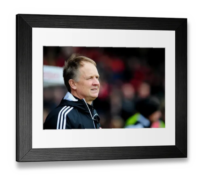 Framed Print : Sean O'Driscoll Leads Bristol City in Npower Championship Match against Sheffield Wednesday, April 2013 Framed Print : Sean O'Driscoll Leads Bristol City in Npower Championship Match against Sheffield Wednesday, April 2013