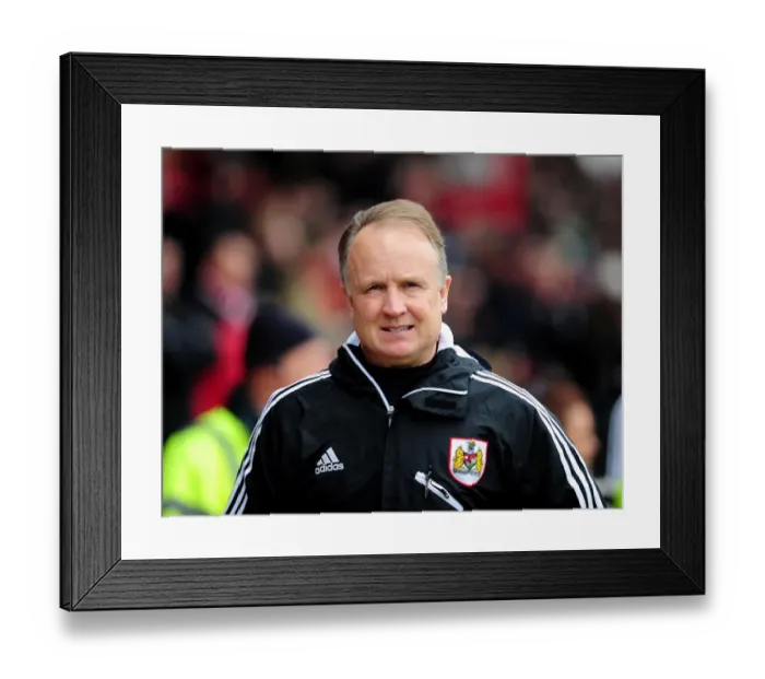 Framed Print : Sean O'Driscoll Leads Bristol City in Npower Championship Match Against Sheffield Wednesday, April 2013