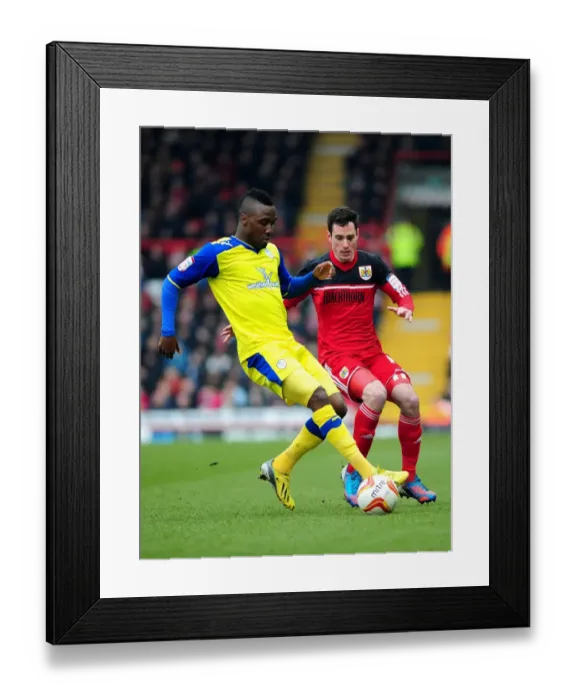 Framed Print : Intense Moment: Gregg Cunningham Chases Down Jermaine Johnson during Bristol City vs Sheffield Wednesday Framed Print : Intense Moment: Gregg Cunningham Chases Down Jermaine Johnson during Bristol City vs Sheffield Wednesday