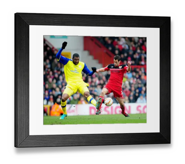 Framed Print : Clash of the Championship Titans: Bristol City vs Sheffield Wednesday (01.04.13)