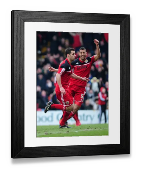 Framed Print : Bristol City's Dramatic Win: Sam Baldock's Last-Minute Goal Against Sheffield Wednesday (April 1, 2013) Framed Print : Bristol City's Dramatic Win: Sam Baldock's Last-Minute Goal Against Sheffield Wednesday (April 1, 2013)