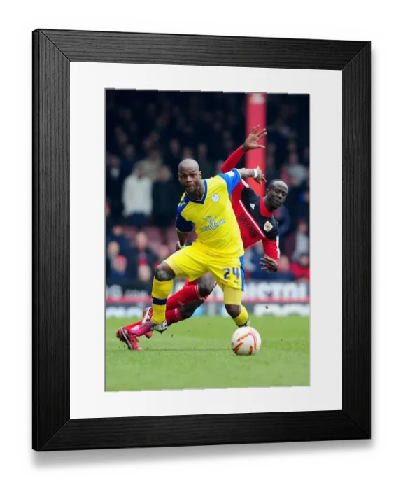 Framed Print : Adomah vs. Lita: A Former Teammates Battle in Bristol City vs. Sheffield Wednesday (April 1, 2013) Framed Print : Adomah vs. Lita: A Former Teammates Battle in Bristol City vs. Sheffield Wednesday (April 1, 2013)