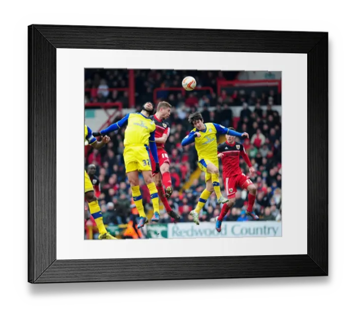 Framed Print : Davies Dramatic Header: A Pivotal Moment in Bristol City vs. Sheffield Wednesday Npower Championship Clash, 2013 Framed Print : Davies Dramatic Header: A Pivotal Moment in Bristol City vs. Sheffield Wednesday Npower Championship Clash, 2013