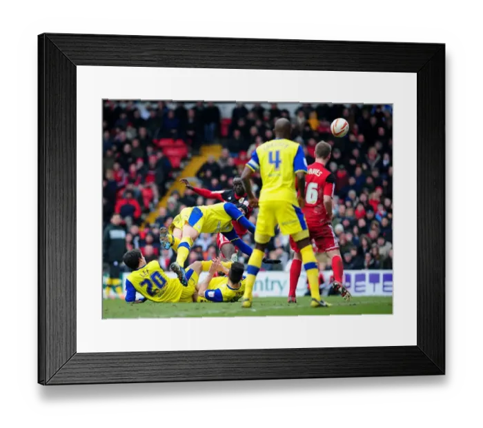 Framed Print : Dramatic Moment: Albert Adomah's Thrilling Shot for Bristol City against Sheffield Wednesday, Npower Championship (April 1, 2013) Framed Print : Dramatic Moment: Albert Adomah's Thrilling Shot for Bristol City against Sheffield Wednesday, Npower Championship (April 1, 2013)