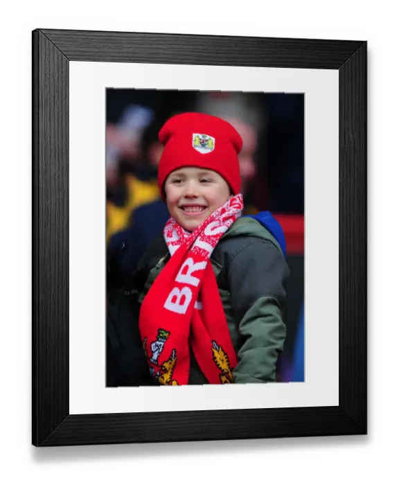 Framed Print : Young Fan's Excitement: Bristol City vs Sheffield Wednesday, Npower Championship (April 2013) Framed Print : Young Fan's Excitement: Bristol City vs Sheffield Wednesday, Npower Championship (April 2013)