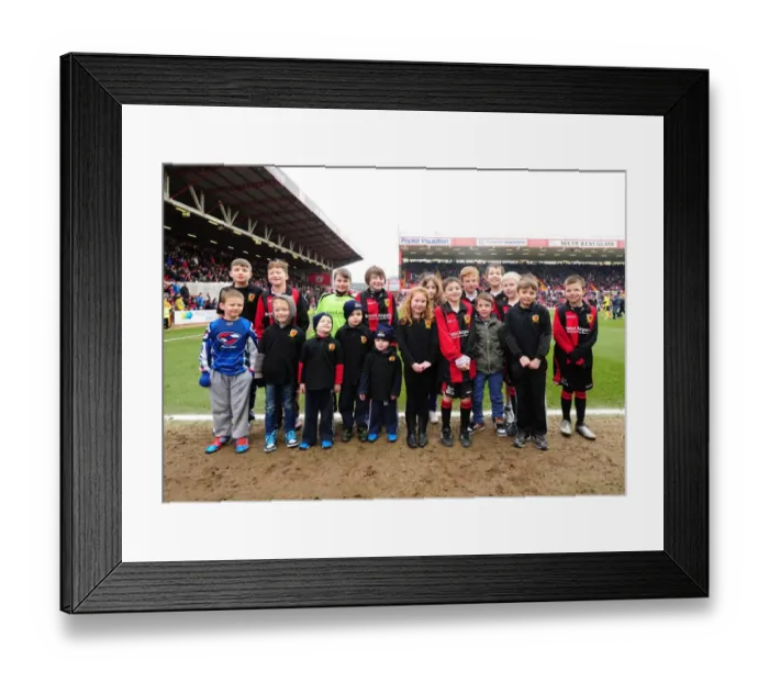 Framed Print : Bristol City vs Sheffield Wednesday Flag Bearers Clash, Npower Championship (April 2013)