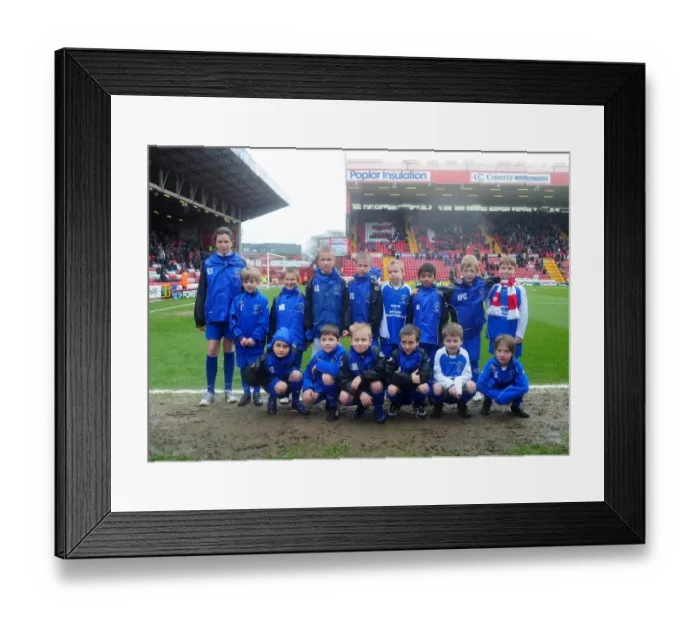 Framed Print : Flagbearers Clash: Bristol City vs. Bolton Wanderers, Npower Championship (130413) Framed Print : Flagbearers Clash: Bristol City vs. Bolton Wanderers, Npower Championship (130413)