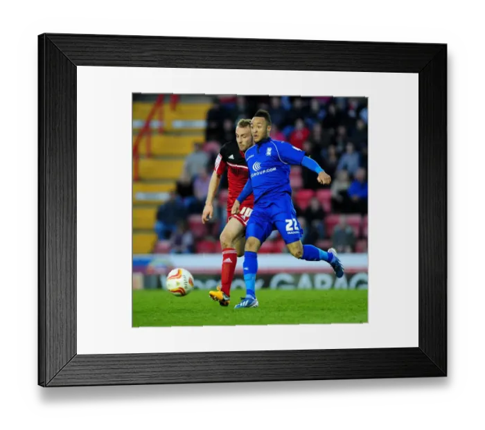 Framed Print : Bristol City's Liam Kelly Stops Nathan Redmond in Thrilling Championship Showdown Framed Print : Bristol City's Liam Kelly Stops Nathan Redmond in Thrilling Championship Showdown