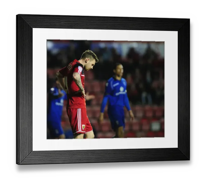 Framed Print : Paul Anderson's Despair: Heartbreaking Image of Bristol City's Relegation (April 2013) Framed Print : Paul Anderson's Despair: Heartbreaking Image of Bristol City's Relegation (April 2013)