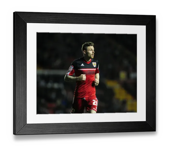 Framed Print : Paul Anderson in Action: Bristol City vs Birmingham City, Ashton Gate, 2013 Framed Print : Paul Anderson in Action: Bristol City vs Birmingham City, Ashton Gate, 2013