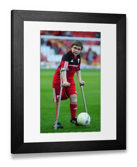 Framed Print : Football Rivalry Ignites: Bristol City vs Birmingham City, Ashton Gate, 2013