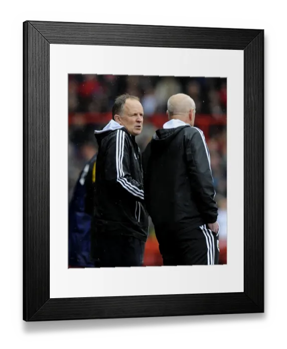 Framed Print : Sean O'Driscoll Leads Bristol City in Npower Championship Clash Against Bolton Wanderers