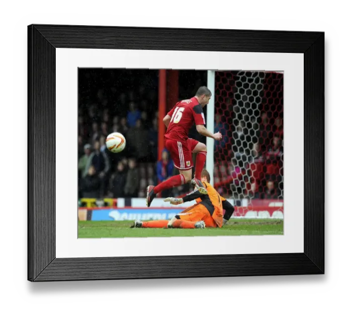 Framed Print : Dramatic Save by Bogdan: Steven Davies Denied at Ashton Gate Framed Print : Dramatic Save by Bogdan: Steven Davies Denied at Ashton Gate