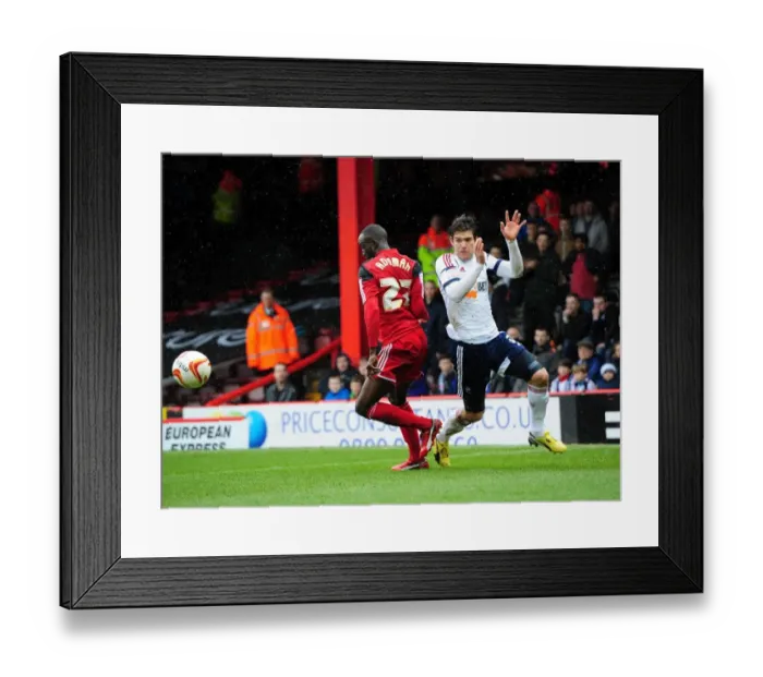 Framed Print : Adomah vs. Alonso: Intense Battle in Bristol City vs. Bolton Wanderers, Npower Championship (130413) Framed Print : Adomah vs. Alonso: Intense Battle in Bristol City vs. Bolton Wanderers, Npower Championship (130413)