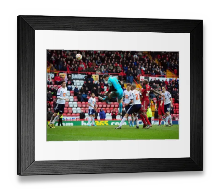 Framed Print : Bristol City's Tom Heaton Denies Bolton Wanderers Late Equalizer with Last-Minute Header Framed Print : Bristol City's Tom Heaton Denies Bolton Wanderers Late Equalizer with Last-Minute Header