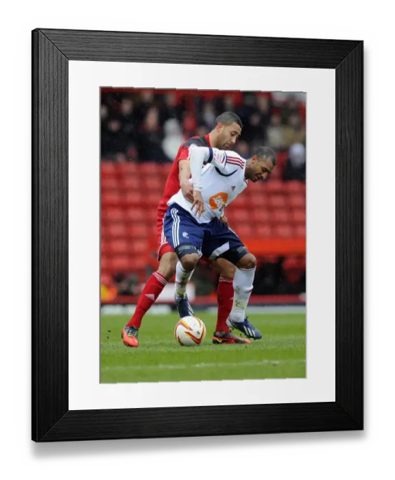 Framed Print : Intense Rivalry: Nyatanga vs Ngog - The Battle for the Ball Framed Print : Intense Rivalry: Nyatanga vs Ngog - The Battle for the Ball