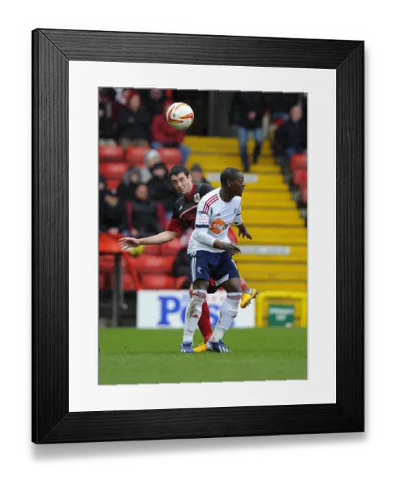 Framed Print : Brendan Moloney Clears Under Pressure: Bristol City vs. Bolton Wanderers, Npower Championship Framed Print : Brendan Moloney Clears Under Pressure: Bristol City vs. Bolton Wanderers, Npower Championship