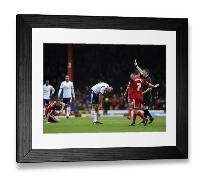 Framed Print : Bristol City vs. Bolton Wanderers: Pratley Fouls Anderson (April 13, 2013) - Npower Championship Football Match Framed Print : Bristol City vs. Bolton Wanderers: Pratley Fouls Anderson (April 13, 2013) - Npower Championship Football Match