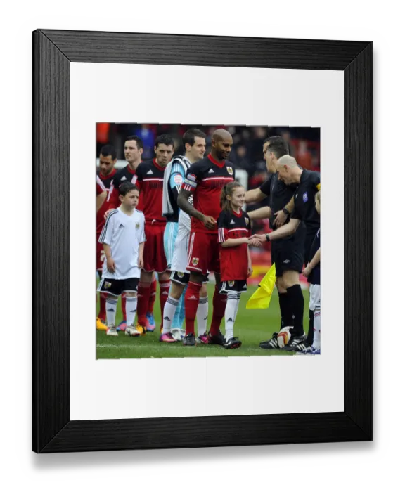 Framed Print : Football Rivalry: Bristol City vs. Bolton Wanderers, Npower Championship Showdown at Ashton Gate - April 13, 2013 Framed Print : Football Rivalry: Bristol City vs. Bolton Wanderers, Npower Championship Showdown at Ashton Gate - April 13, 2013