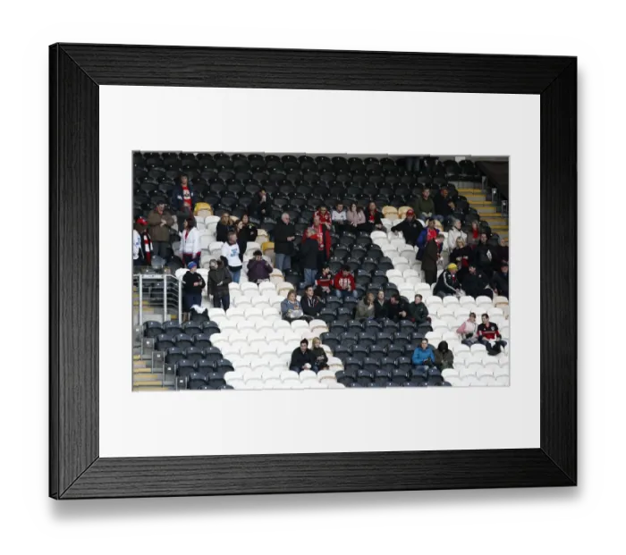 Framed Print : Bristol City Fans in Action at KC Stadium during Championship Match, 2013 Framed Print : Bristol City Fans in Action at KC Stadium during Championship Match, 2013