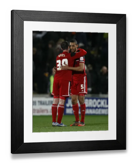 Framed Print : Bristol City Celebrates Dramatic Draw Against Hull City, 2013 Framed Print : Bristol City Celebrates Dramatic Draw Against Hull City, 2013