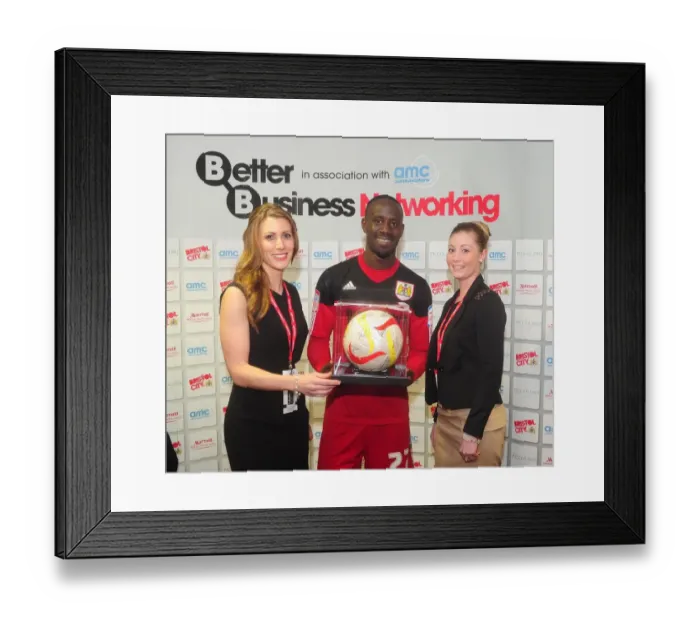 Framed Print : Man of the Match: Ashton Gate 2013 - Bristol City vs Birmingham City