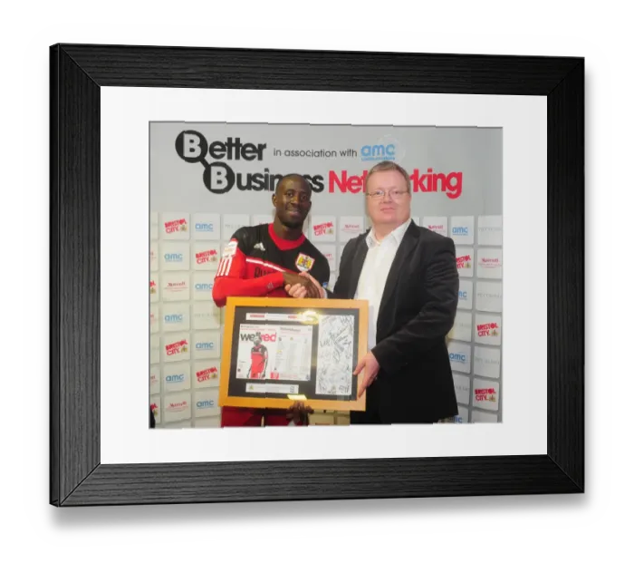 Framed Print : Man of the Match: Bristol City vs Birmingham City, April 16, 2013 - Football at Ashton Gate Framed Print : Man of the Match: Bristol City vs Birmingham City, April 16, 2013 - Football at Ashton Gate