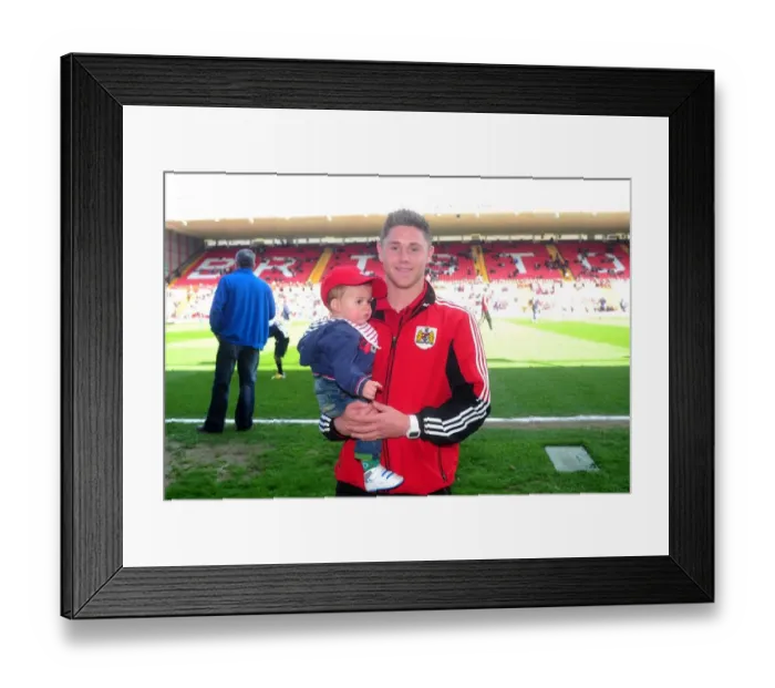 Framed Print : Wes Burns Scores the Decisive Goal: Bristol City's Victory over Huddersfield Town, April 2013 Framed Print : Wes Burns Scores the Decisive Goal: Bristol City's Victory over Huddersfield Town, April 2013