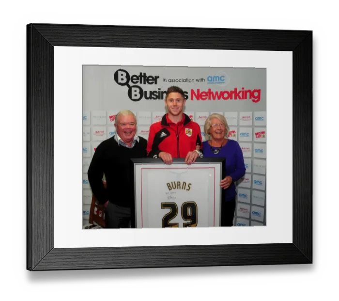 Framed Print : Bristol City's Wes Burns in Action during Bristol City vs Huddersfield Town, Npower Championship (April 27, 2013)