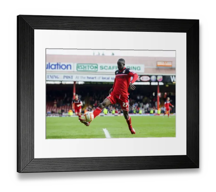 Framed Print : Bristol City vs Huddersfield: Albert Adomah in Action, npower Championship, 2013 Framed Print : Bristol City vs Huddersfield: Albert Adomah in Action, npower Championship, 2013