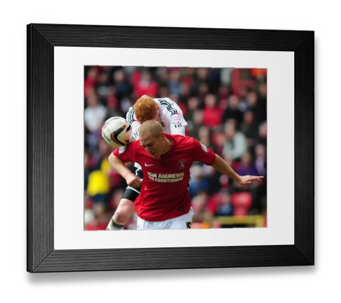 Framed Print : Clash in the Air: Morrison vs. Taylor in Npower Championship Showdown