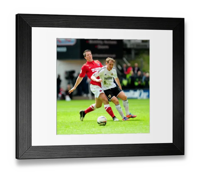 Framed Print : Charlton's Kermorgant vs. Kilkenny: Intense Moment from the Npower Championship Clash between Charlton Athletic and Bristol City Framed Print : Charlton's Kermorgant vs. Kilkenny: Intense Moment from the Npower Championship Clash between Charlton Athletic and Bristol City