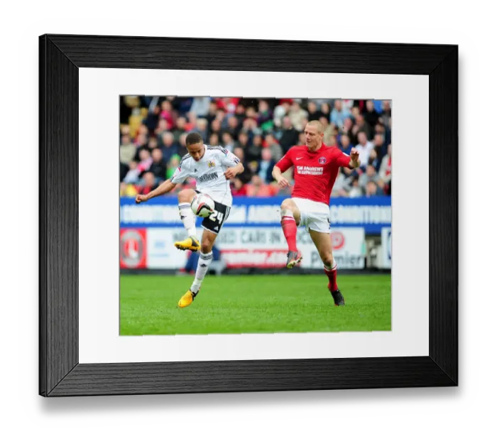 Framed Print : Bobby Reid Scores the Game-Winning Goal Against Charlton Athletic - May 4, 2013 Framed Print : Bobby Reid Scores the Game-Winning Goal Against Charlton Athletic - May 4, 2013