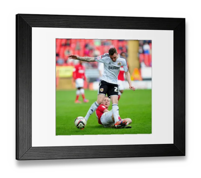 Framed Print : Charlton's Solly Stops Anderson: Intense Moment from Charlton Athletic vs. Bristol City, Npower Championship (04 / 05 / 2013) Framed Print : Charlton's Solly Stops Anderson: Intense Moment from Charlton Athletic vs. Bristol City, Npower Championship (04 / 05 / 2013)