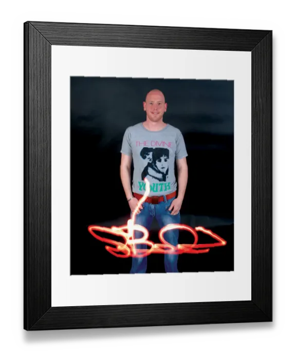 Framed Print : Steve Brooker: Unwavering Determination in Action for Bristol City Football Club