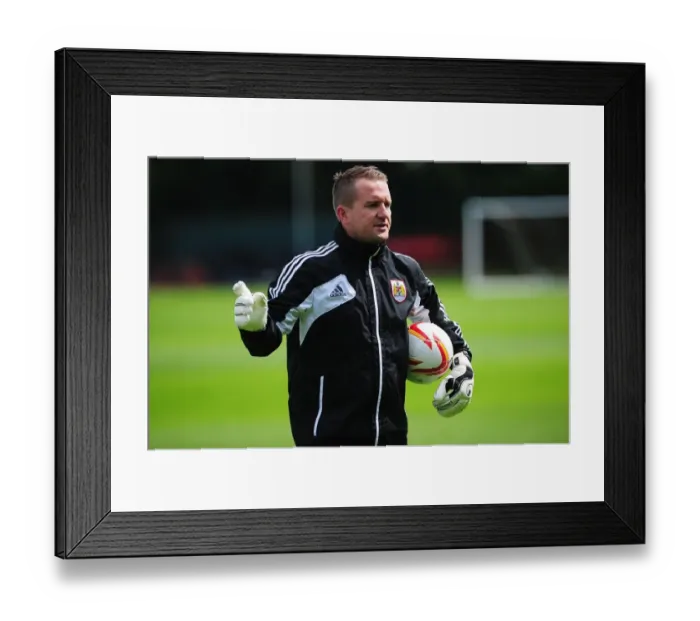 Framed Print : Bristol City Football Club: Pre-Season Training with Goalkeeping Coach Lee Kendrall Framed Print : Bristol City Football Club: Pre-Season Training with Goalkeeping Coach Lee Kendrall