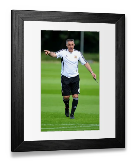 Framed Print : Bristol City FC: John Pemberton Begins New Role as Assistant Manager - Pre-Season Training