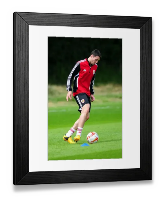 Framed Print : Bristol City FC: Kicking Off Pre-Season Training in Npower League One (June 2013)