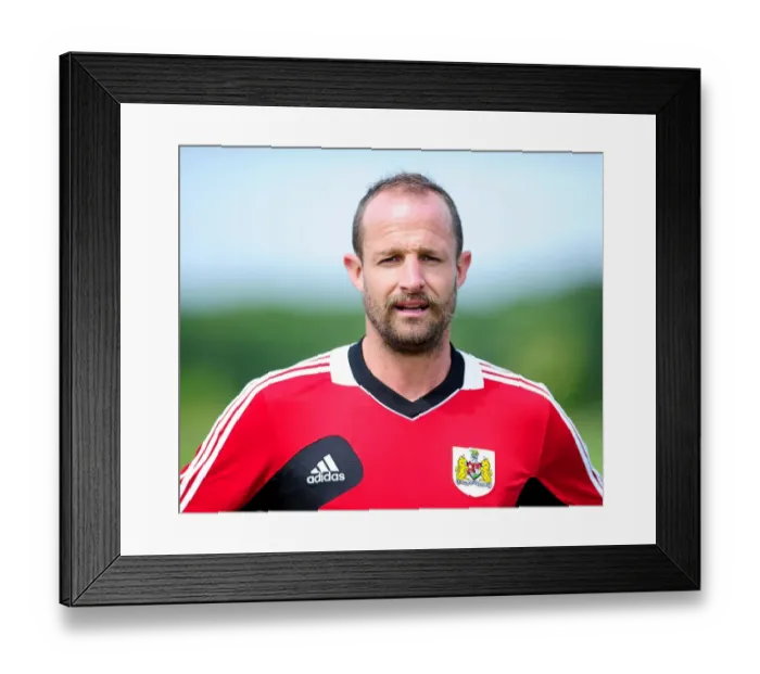 Framed Print : Bristol City FC: Louis Carey Kicks Off Pre-Season Training