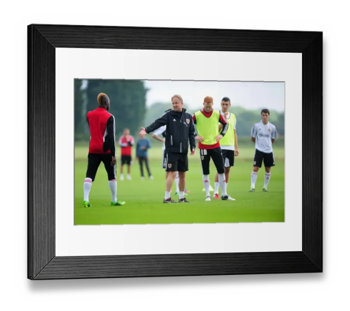 Framed Print : Bristol City pre season training 280613 Framed Print : Bristol City pre season training 280613