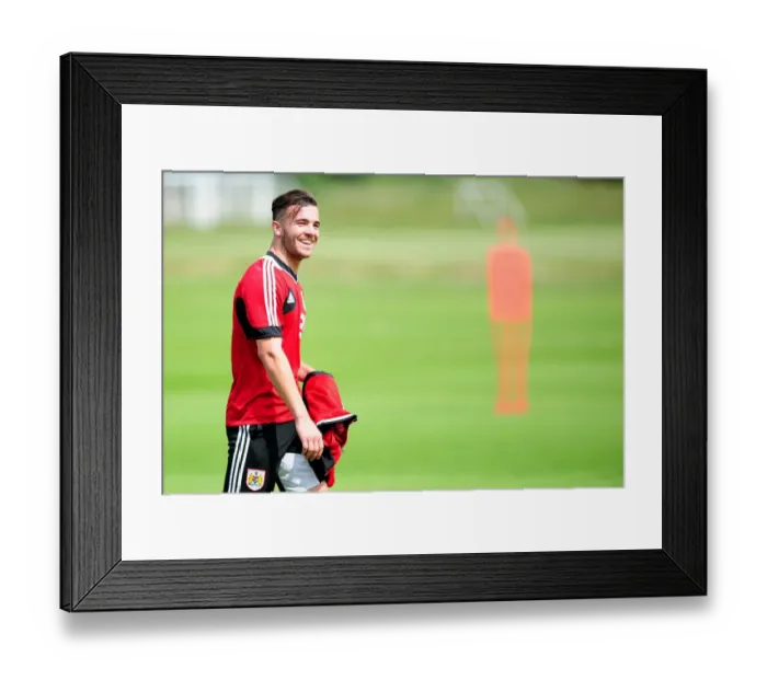 Framed Print : Bristol City FC: Mitch Brundle Kicks Off Pre-Season Training Framed Print : Bristol City FC: Mitch Brundle Kicks Off Pre-Season Training